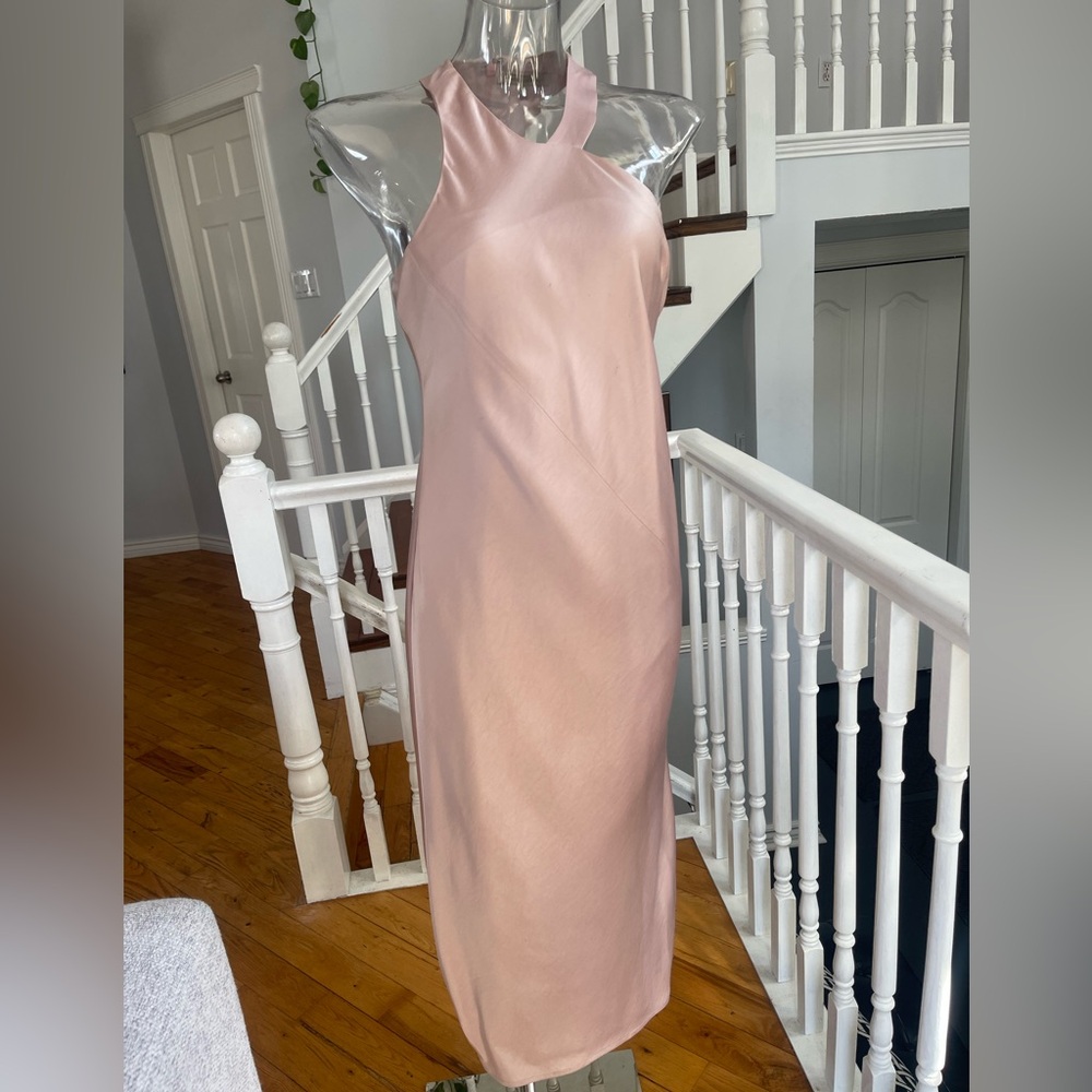Banana Republic Heritage Collection- Elegant Pink Halter Dress